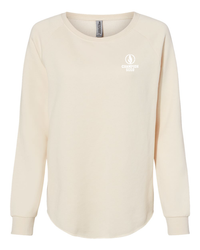 Image of Ladies'- Independent Trading Co. Wave Wash Sweatshirt-Bone