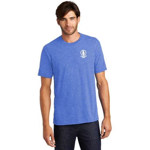 Unisex- Perfect Tri Tee - Royal Frost image thumbnail