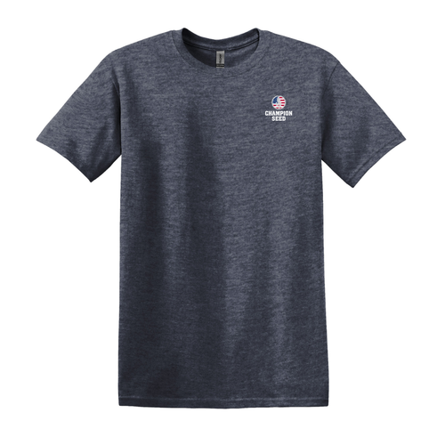 Gildan Adult Softstyle T-Shirt - Heather Navy image thumbnail