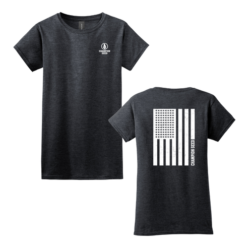 Gildan Ladies' Softstyle T-Shirt - Dark Heather  image thumbnail