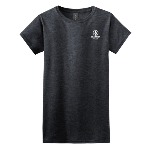 Gildan Ladies' Softstyle T-Shirt - Dark Heather  image thumbnail
