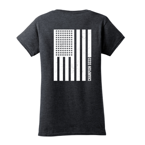 Gildan Ladies' Softstyle T-Shirt - Dark Heather  image thumbnail