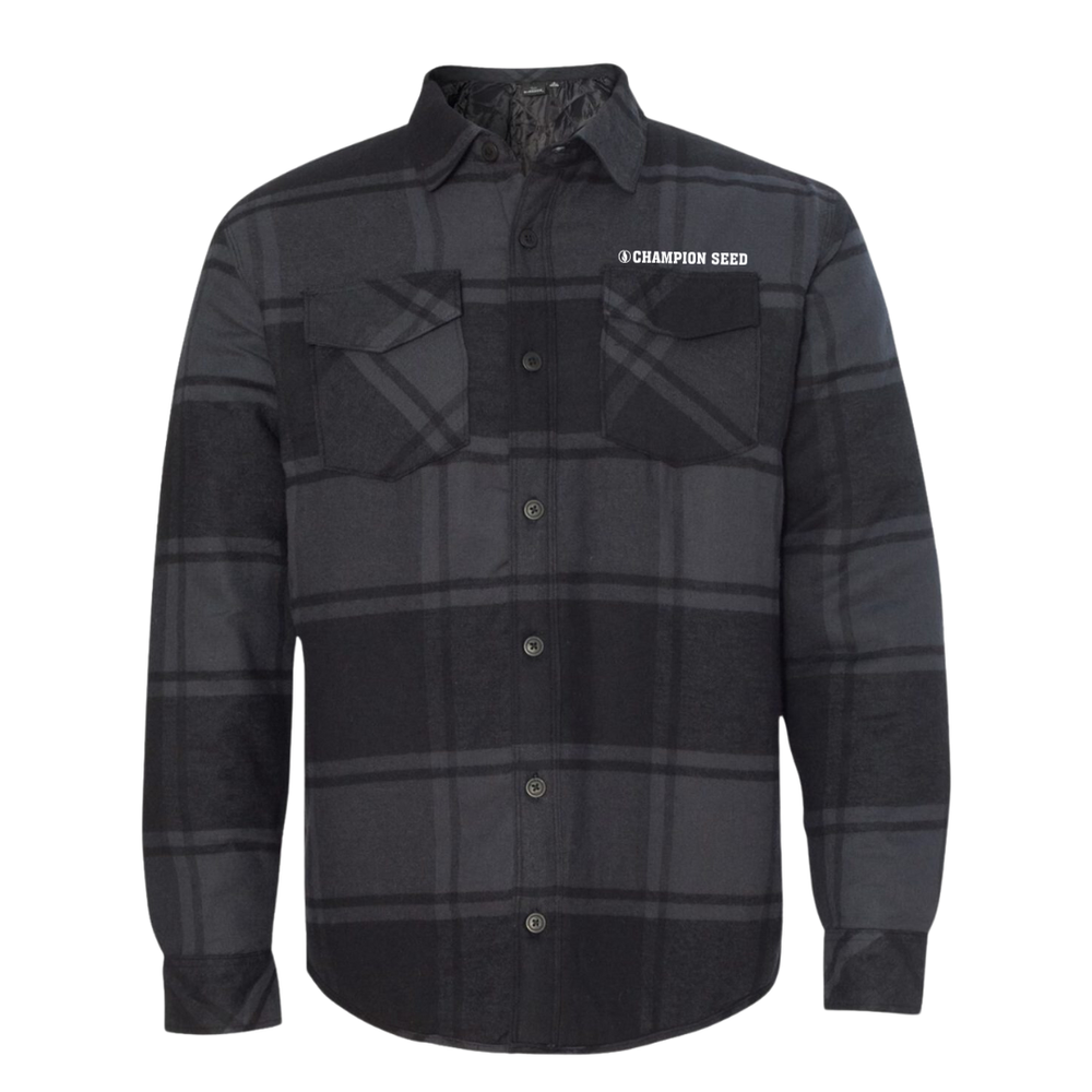 Burnside Adult Quilted Flannel Jacket  primary image