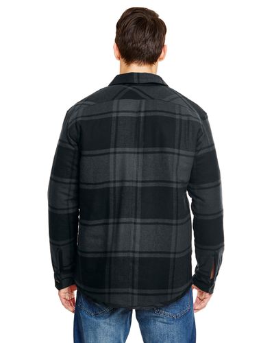 Burnside Adult Quilted Flannel Jacket  image thumbnail