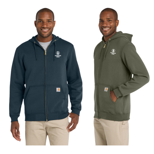 Carhartt Midweight Hooded Zip-Front Sweatshirt - ON DEMAND image thumbnail