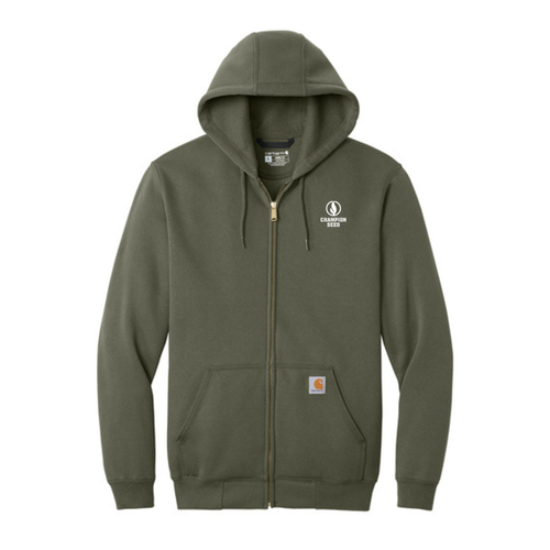 Carhartt Midweight Hooded Zip-Front Sweatshirt - ON DEMAND image thumbnail