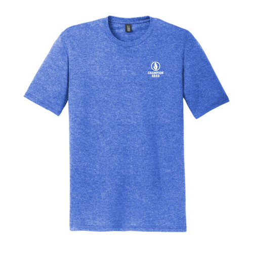 Unisex- Perfect Tri Tee - Royal Frost image thumbnail