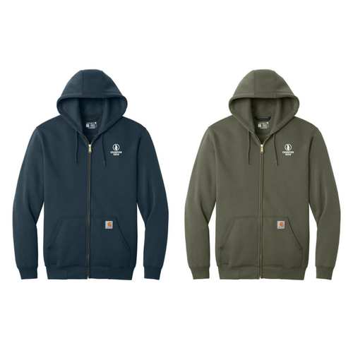 Carhartt Midweight Hooded Zip-Front Sweatshirt - ON DEMAND image thumbnail