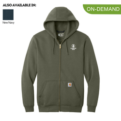 Image of Carhartt Midweight Hooded Zip-Front Sweatshirt - ON DEMAND