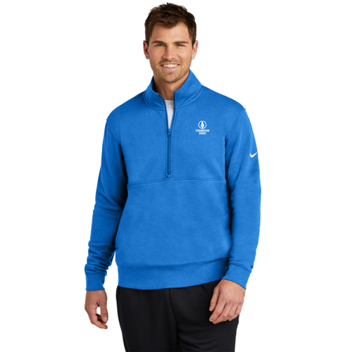Nike Club Fleece Sleeve Swoosh 1/2-Zip - ON DEMAND image thumbnail