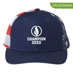 Image of Kati - Printed Mesh Trucker Cap - ON-DEMAND