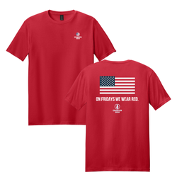 Image of Gildan Adult Softstyle T-Shirt - We Wear Red