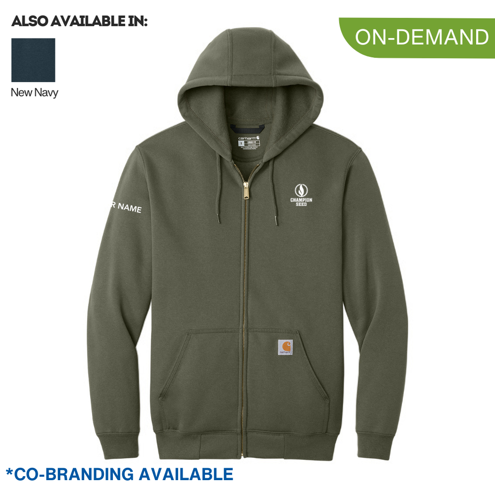 Carhartt Midweight Hooded Zip-Front Sweatshirt - ON DEMAND primary image