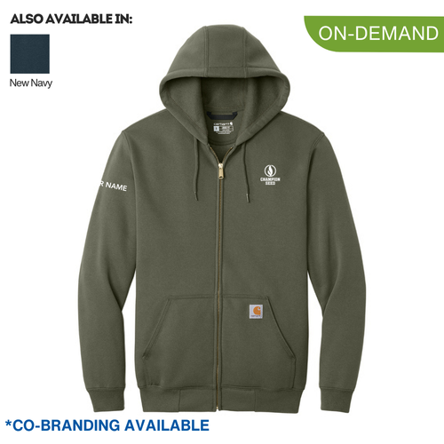 Carhartt Midweight Hooded Zip-Front Sweatshirt - ON DEMAND image thumbnail