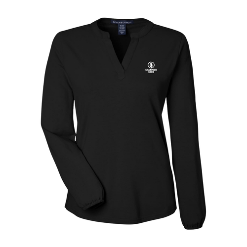 Women's Raleigh Half-Placket Knit Top - ON DEMAND image thumbnail