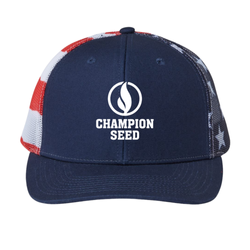 Image of Kati - Printed Mesh Trucker Cap - ON-DEMAND