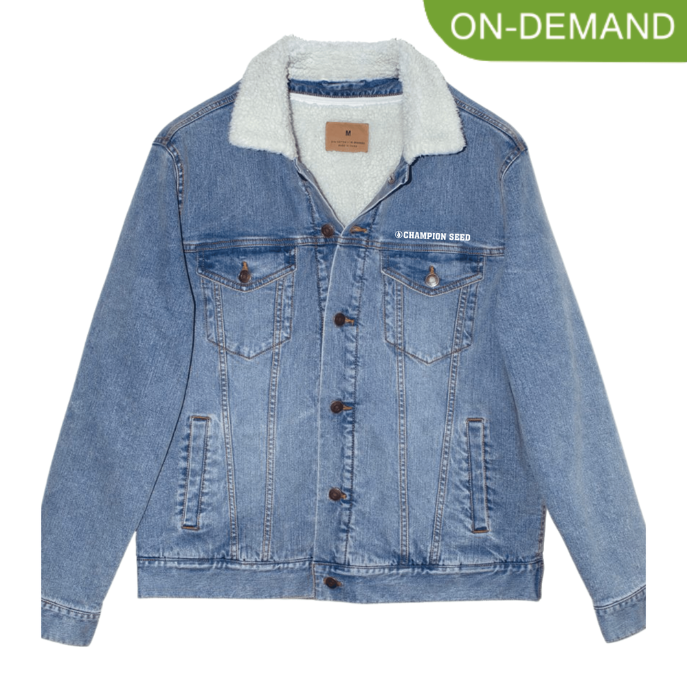 Threadfast Apparel's Unisex Sherpa-Lined Denim Jacket - ON DEMAND primary image
