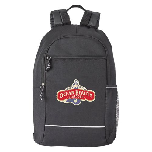 Heathered Backpack with Reflective Trim image thumbnail