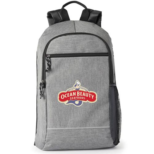 Heathered Backpack with Reflective Trim image thumbnail