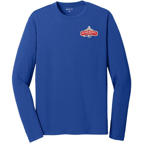 Sport-Tek® Unisex PosiCharge® RacerMesh® Long-Sleeved Performance Tee image thumbnail