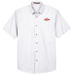 Image of Harriton® Easy Blend™ Men's Short-Sleeve Twill Shirt 
