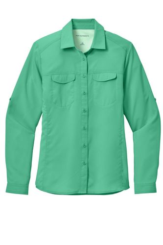 Port Authority Ladies Long Sleeve UV Daybreak Shirt LW960 image thumbnail