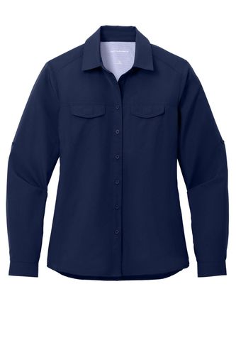 Port Authority Ladies Long Sleeve UV Daybreak Shirt LW960 image thumbnail