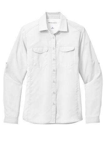 Port Authority Ladies Long Sleeve UV Daybreak Shirt LW960 image thumbnail
