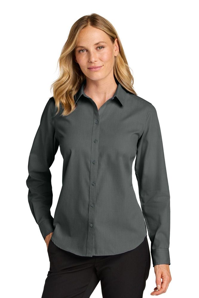 Port Authority Women's Long Sleeve Nailhead Easy Care Shirt LW816 primary image