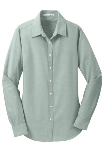 Port Authority Ladies SuperPro Oxford Shirt. L658 image thumbnail