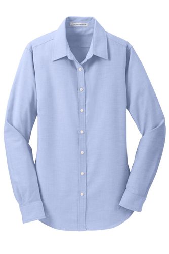 Port Authority Ladies SuperPro Oxford Shirt. L658 image thumbnail