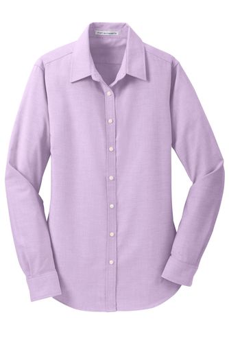 Port Authority Ladies SuperPro Oxford Shirt. L658 image thumbnail