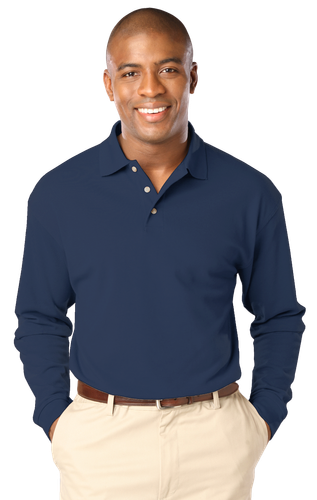 Men's Superblend L/S Polo image thumbnail