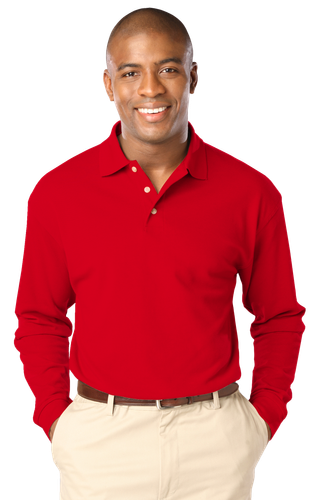 Men's Superblend L/S Polo image thumbnail