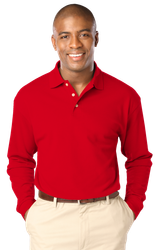 Image of Men's Superblend L/S Polo