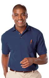 Image of Adult Superblend S/S Pocketed Polo