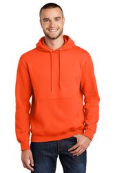 Image of Safety Orange - Port & Company® Tall Essential Fleece Pullover Hooded Sweatshirt. PC90HT