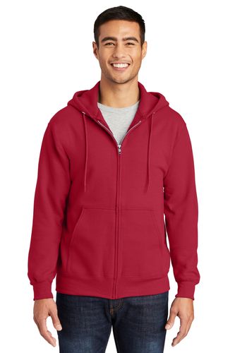 Port & Company® -  Essential Fleece Full-Zip Hooded Sweatshirt.  PC90ZH  image thumbnail
