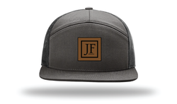 Image of Leather Patch - Richardson 7 Panel Trucker Cap 168