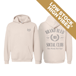 Image of Social Club Hoodie - Bone