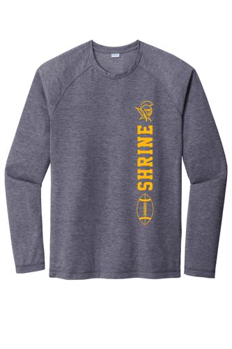 Sport-Tek PosiCharge Long Sleeve Tri-Blend Wicking Raglan Tee image thumbnail