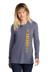 Image of Sport-Tek Ladies PosiCharge Tri-Blend Wicking Long Sleeve Hoodie