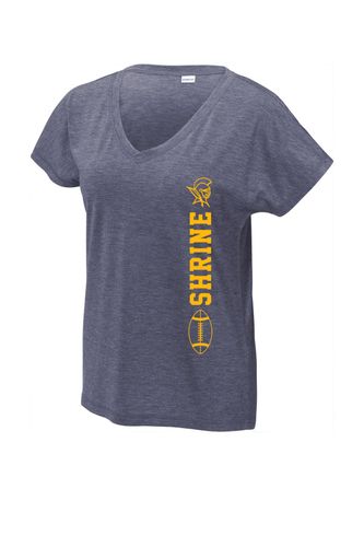 Sport-Tek Ladies PosiCharge Tri-Blend Wicking Dolman Tee image thumbnail