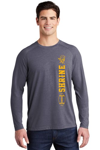 Sport-Tek PosiCharge Long Sleeve Tri-Blend Wicking Raglan Tee image thumbnail