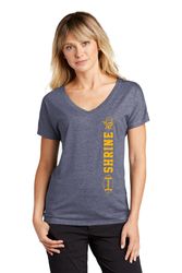 Image of Sport-Tek Ladies PosiCharge Tri-Blend Wicking Dolman Tee