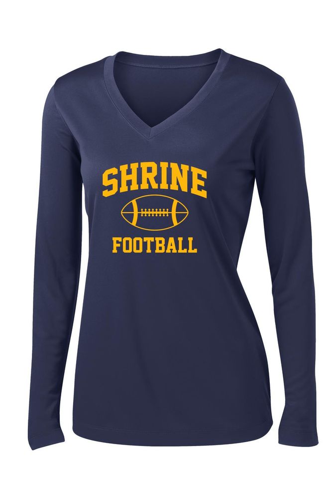 Sport-Tek Ladies Long Sleeve PosiCharge Competitor V-Neck Tee primary image