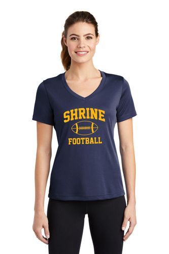 Sport-Tek Ladies PosiCharge Competitor V-Neck Tee image thumbnail