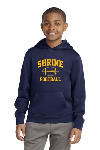 Sport-Tek Youth Sport-Wick Fleece Hooded Pullover image thumbnail