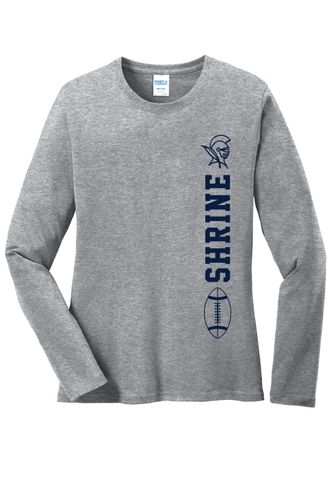 Port & Company Ladies Long Sleeve Core Cotton Tee image thumbnail