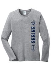 Image of Port & Company Ladies Long Sleeve Core Cotton Tee